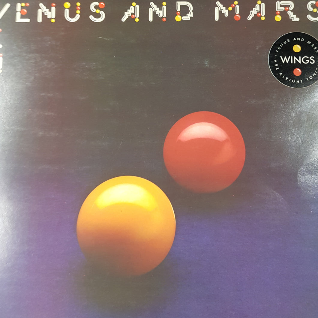 WINGS - VENUS AND MARS (USED VINYL 1975 AUS M-/M-)