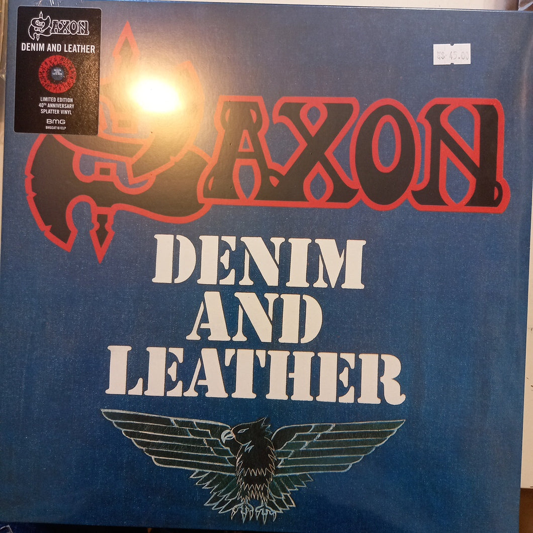 SAXON - DENIM AND LEATHER VINYL