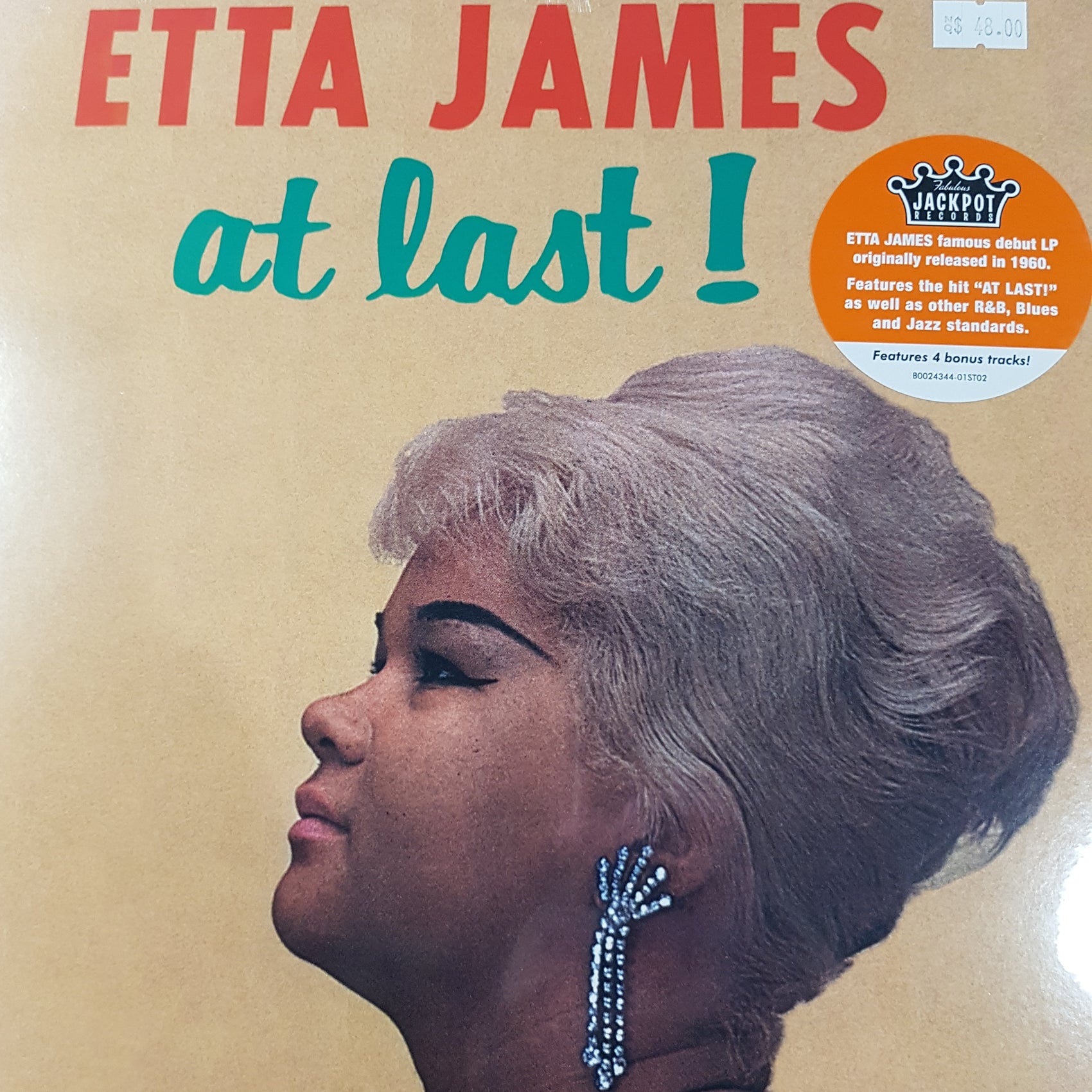 ETTA JAMES - AT LAST! (2LP/MONO AND STEREO) VINYL