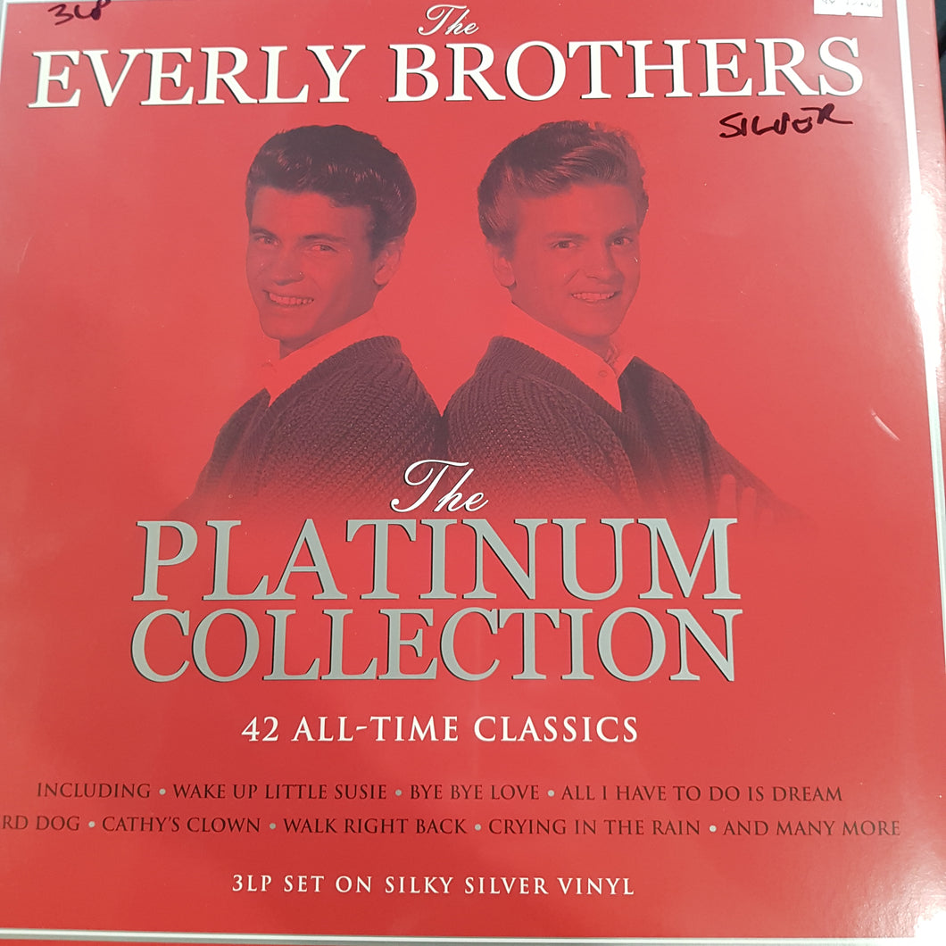 EVERLY BROTHERS - PLATINUM COLLECTION (SILVER COLOURED) (3LP) VINYL