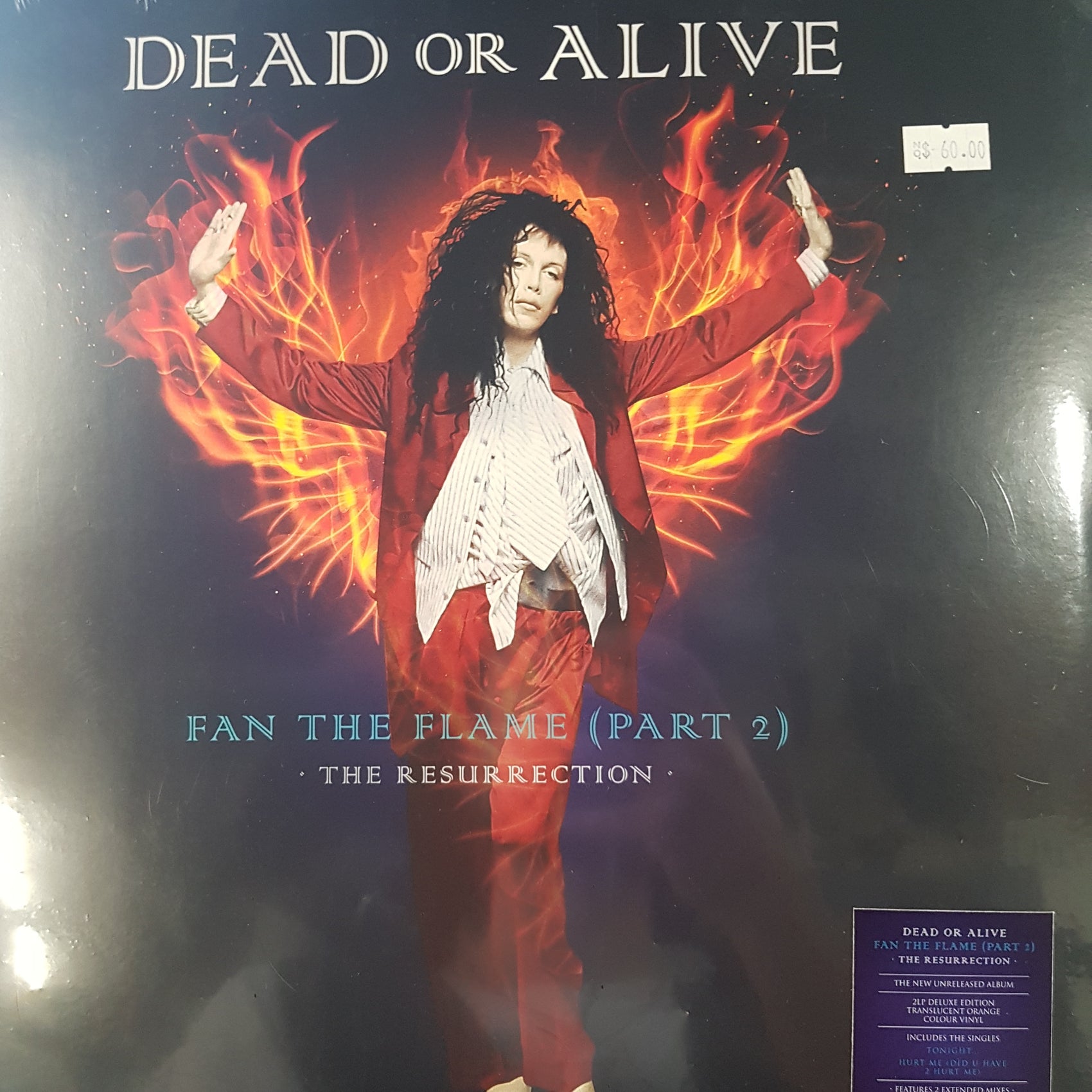 DEAD OR ALIVE - FAN THE FLAME: THE RESURRECTION (PART 2) (ORANGE COLOURED) (2LP) VINYL