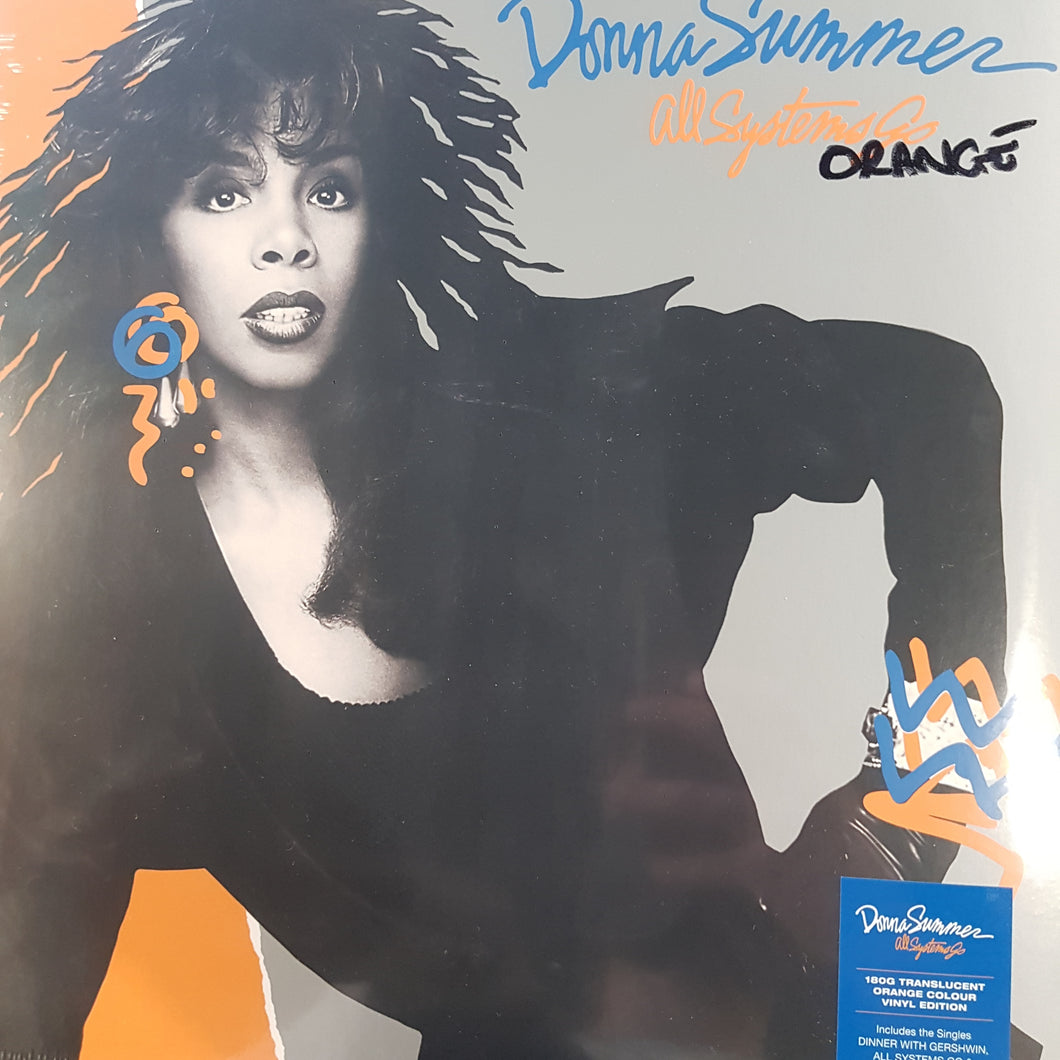 DONNA SUMMER - ALL SYSTEMS GO (ORANGE COLOURED) VINYL