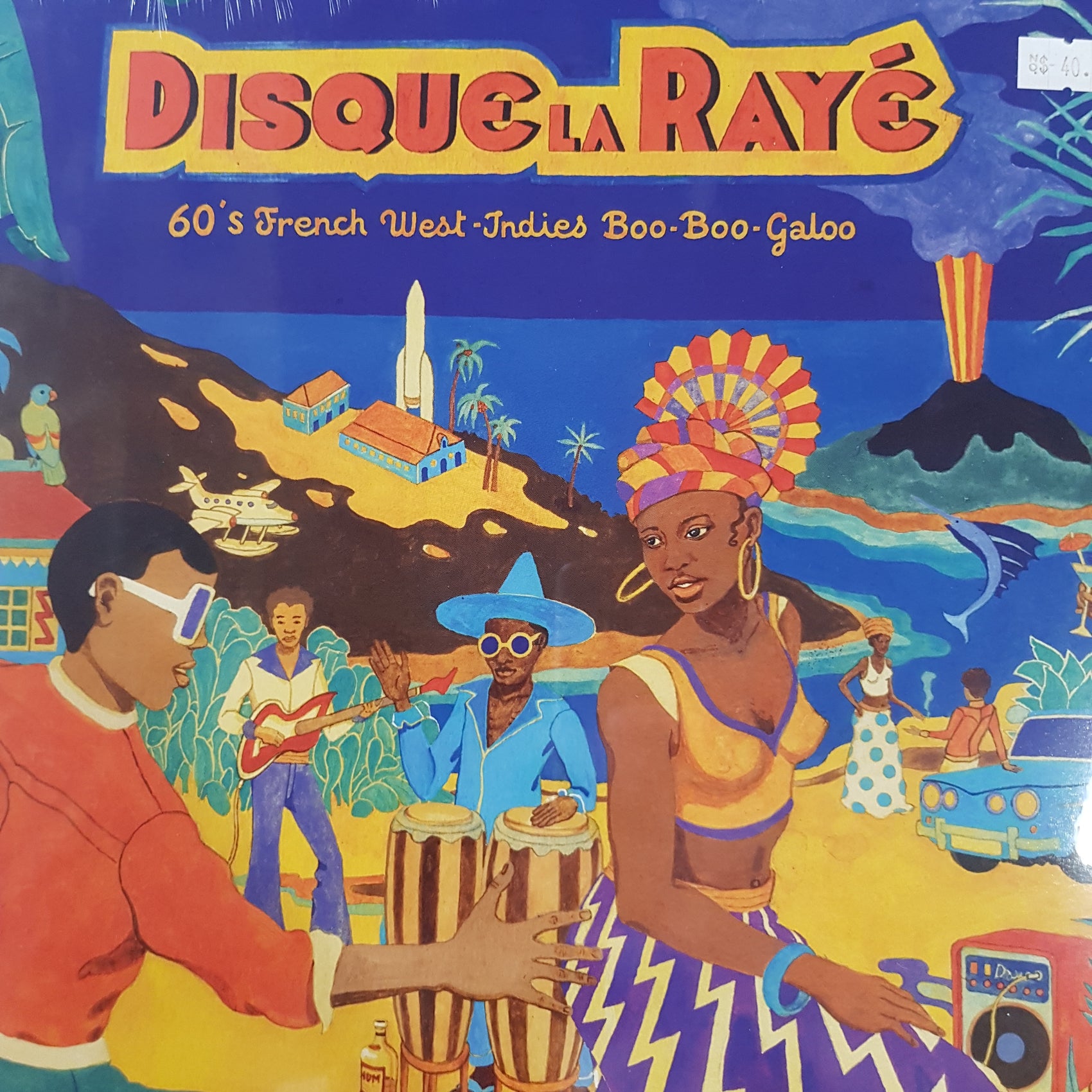 VARIOUS ARTISTS - DISQUE LA RAYE: 60'S FRENCH WEST INDIES BOO-BOO-GALOO VINYL