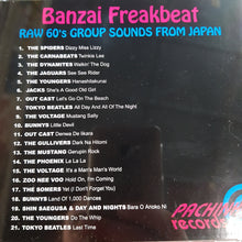 Load image into Gallery viewer, VARIOUS ARTISTS - BANZAI FREAKBEAT: RAW 60&#39;S GROUP SOUNDS FROM JAPAN CD
