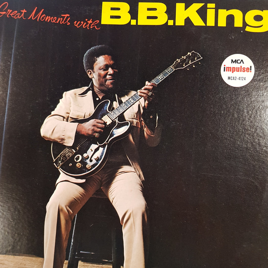 B.B. KING - GREAT MOMENTS WITH B.B. KING (2LP) (USED VINYL 1981 US M-/EX+)