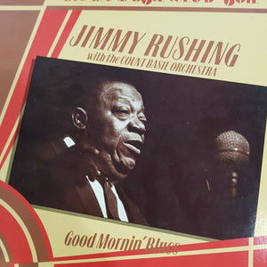 JIMMY RUSHING AND THE COUNT BASIE ORCHESTRA - GOOD MORNIN' BLUES (USED VINYL 1985 UK M-/EX+)