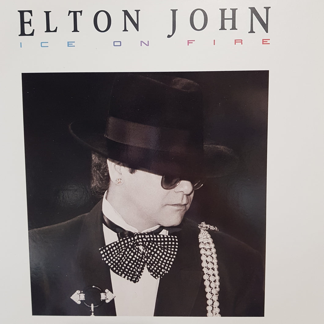 ELTON JOHN - ICE ON FIRE (USED VINYL 1985 US UNPLAYED)