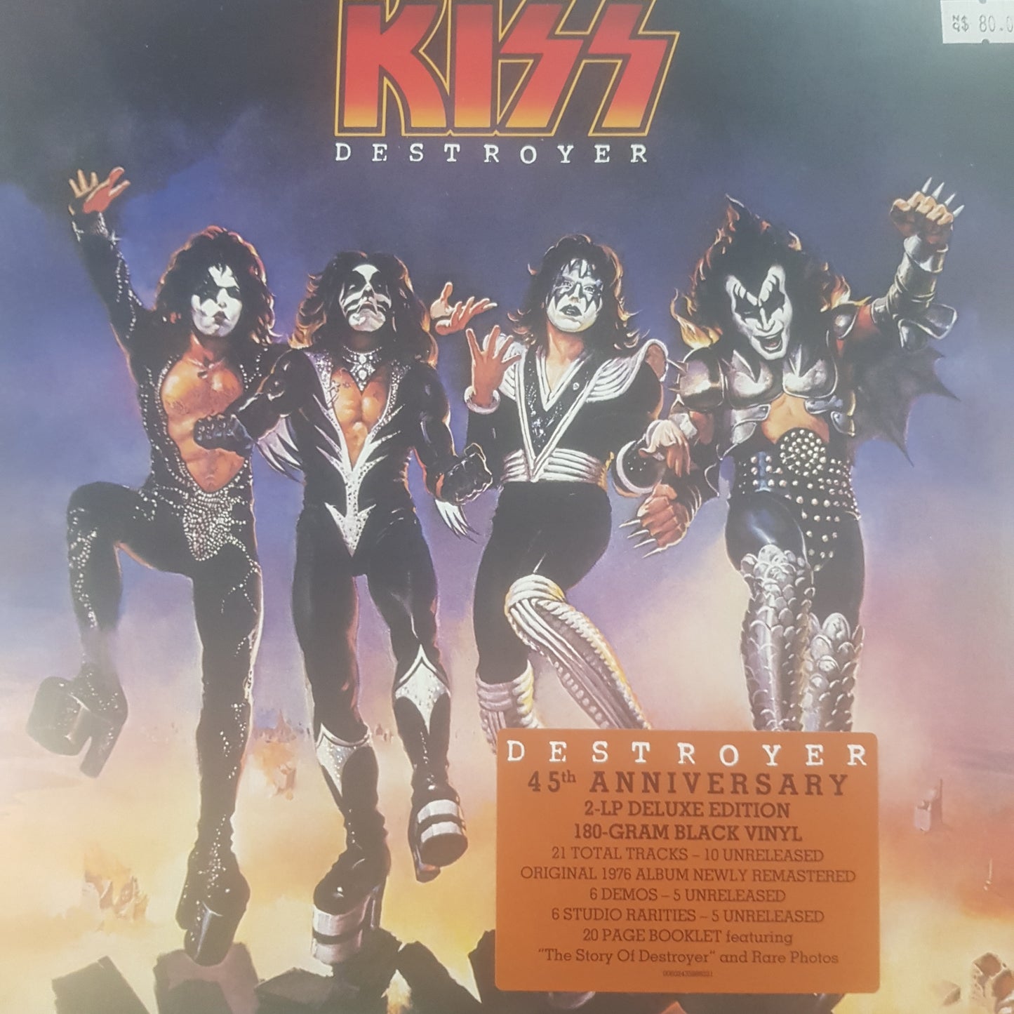 KISS - DESTROYER (45TH ANNIVERSARY) (2LP) VINYL
