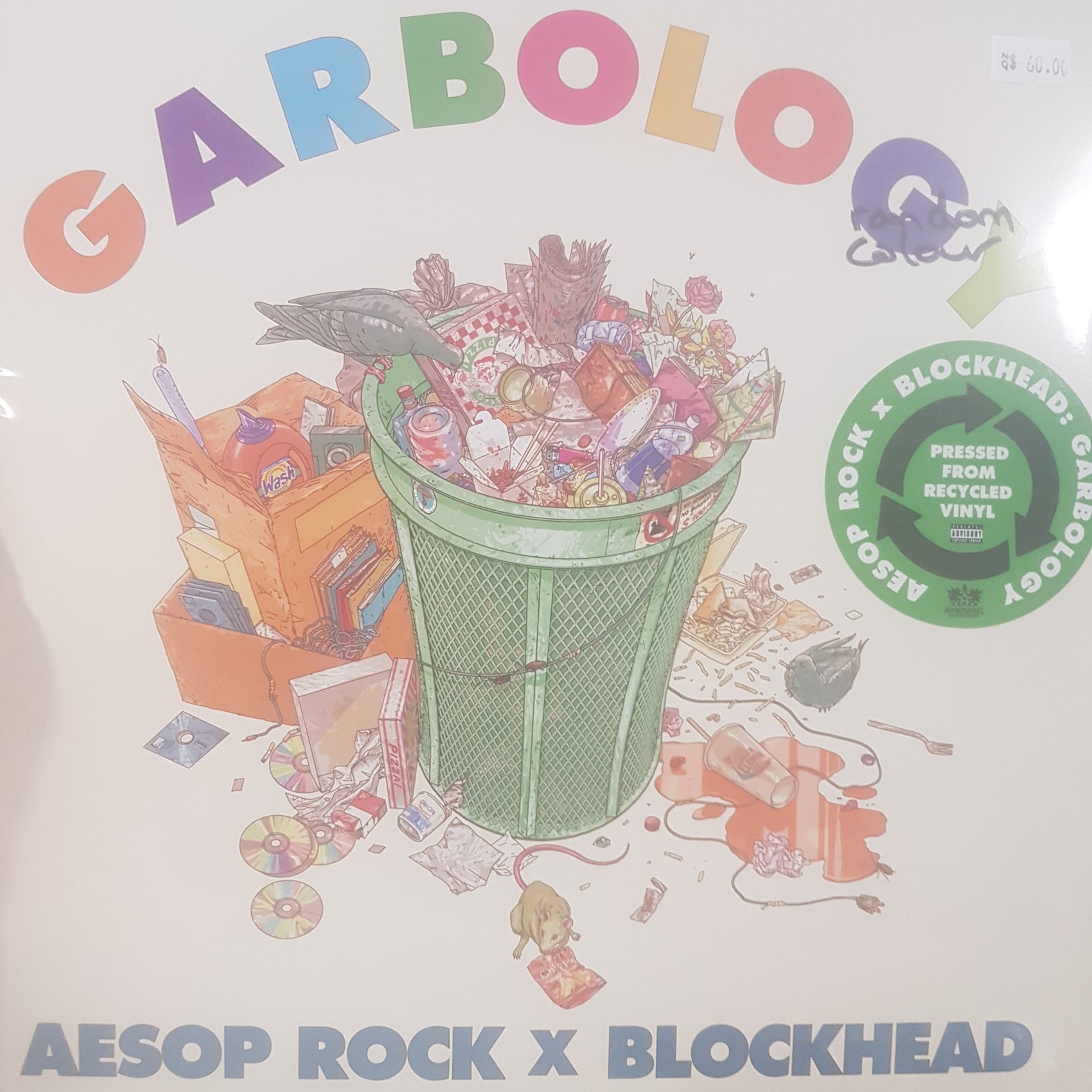 AESOP ROCK AND BLOCKHEAD - GARBOLOGY (RANDOM COLOURED 2LP) VINYL