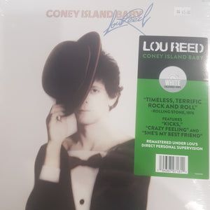 LOU REED - CONEY ISLAND BABY (WHITE COLOURED) VINYL