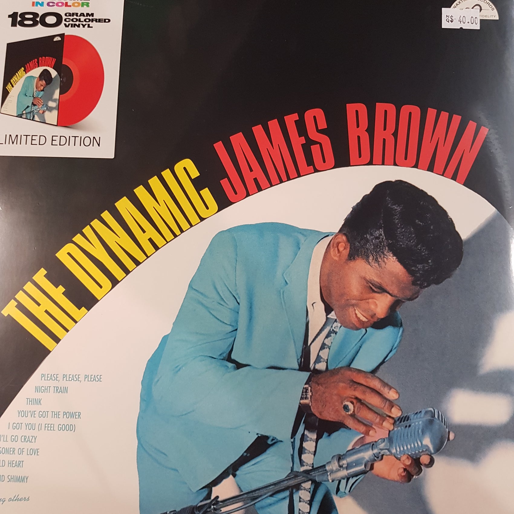 JAMES BROWN - THE DYNAMIC (COLOURED) VINYL
