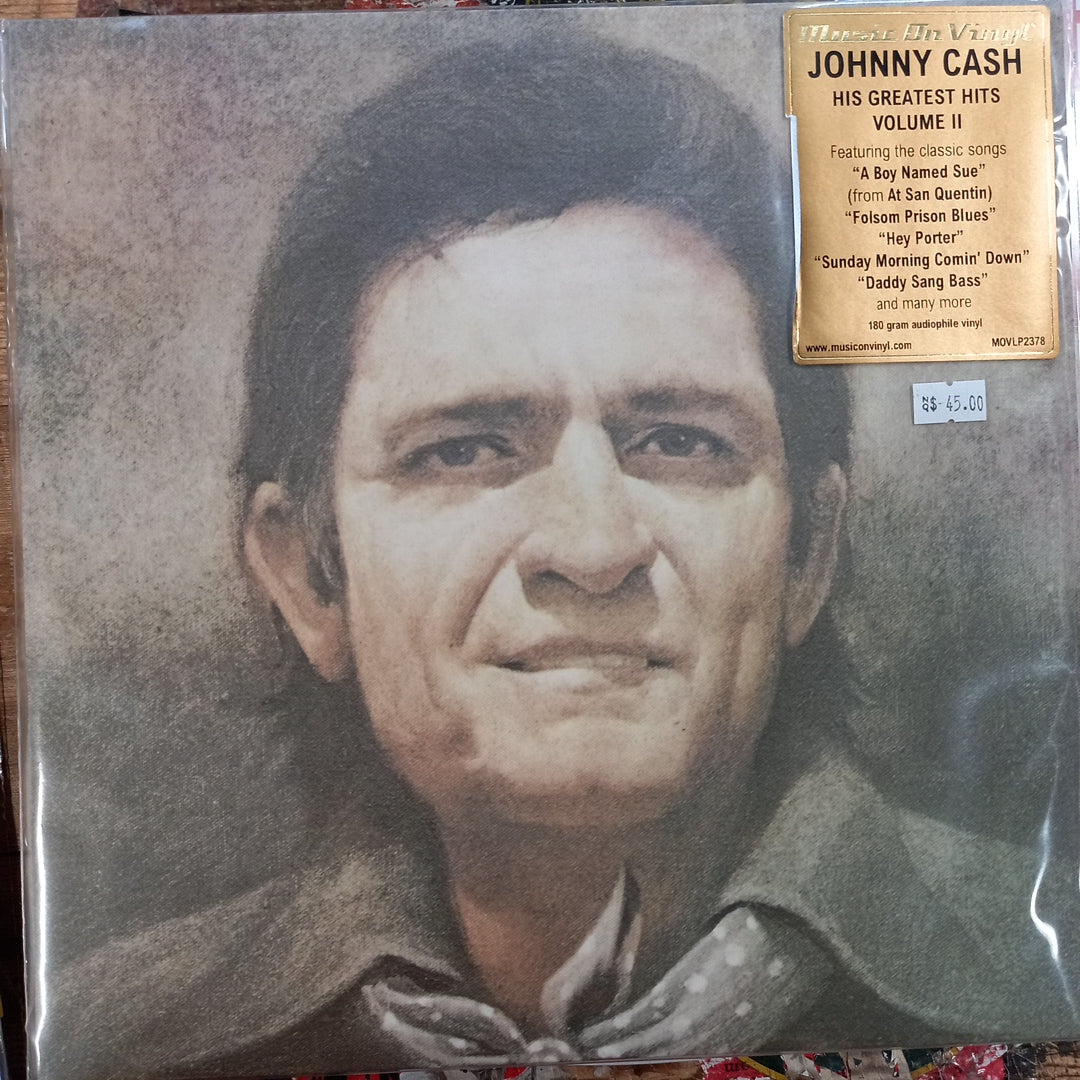 JOHNNY CASH - HIS GREATEST HITS VOL.2 VINYL