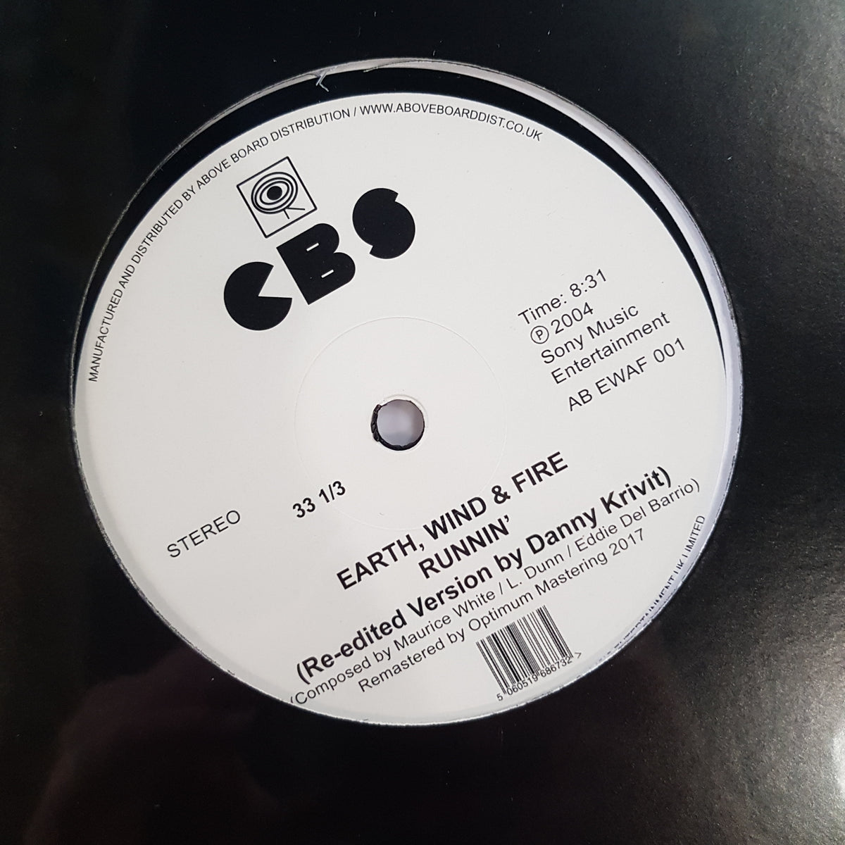 EARTH, WIND AND FIRE - RUNNIN' (12") VINYL