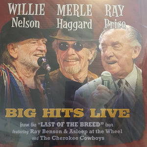 WILLIE NELSON, MERLE HAGGAD AND RAY PRICE - LAST OF THE BREED TOUR (BLACK FRIDAY 2021) VINYL