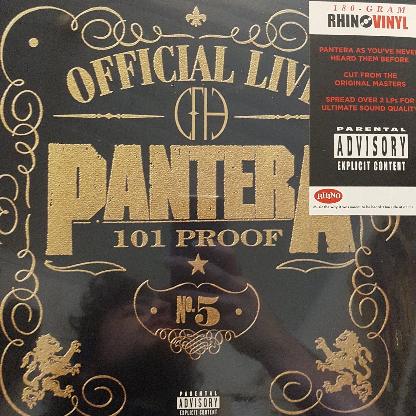 PANTERA - OFFICIAL LIVE: 101 PROOF (2LP) VINYL