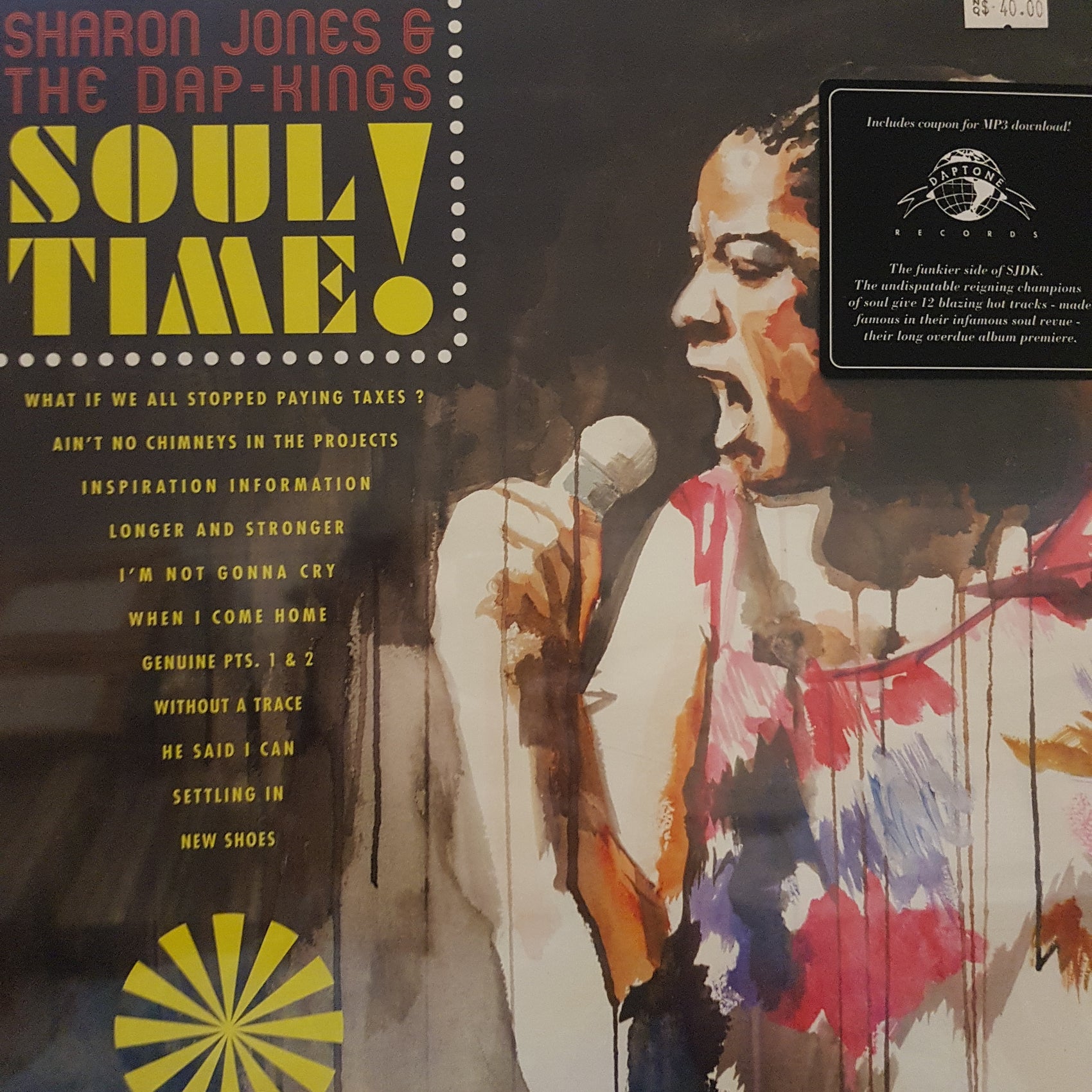 SHARON JONES & THE DAP-KINGS - SOUL TIME! VINYL