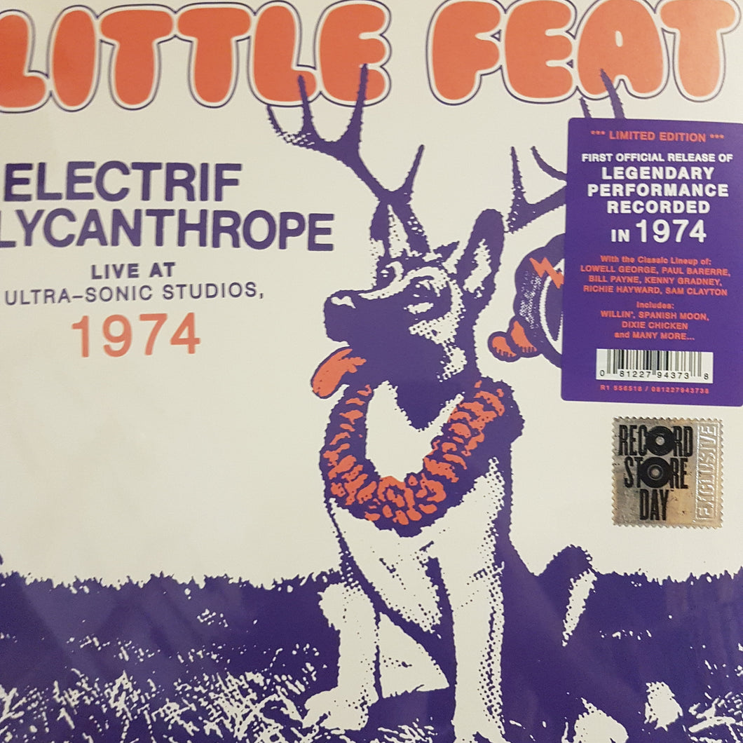 LITTLE FEAT - ELECTRIF LYCANTHROPE: LIVE AT ULTRA-SONIC STUDIOS 1974 (2LP) VINYL