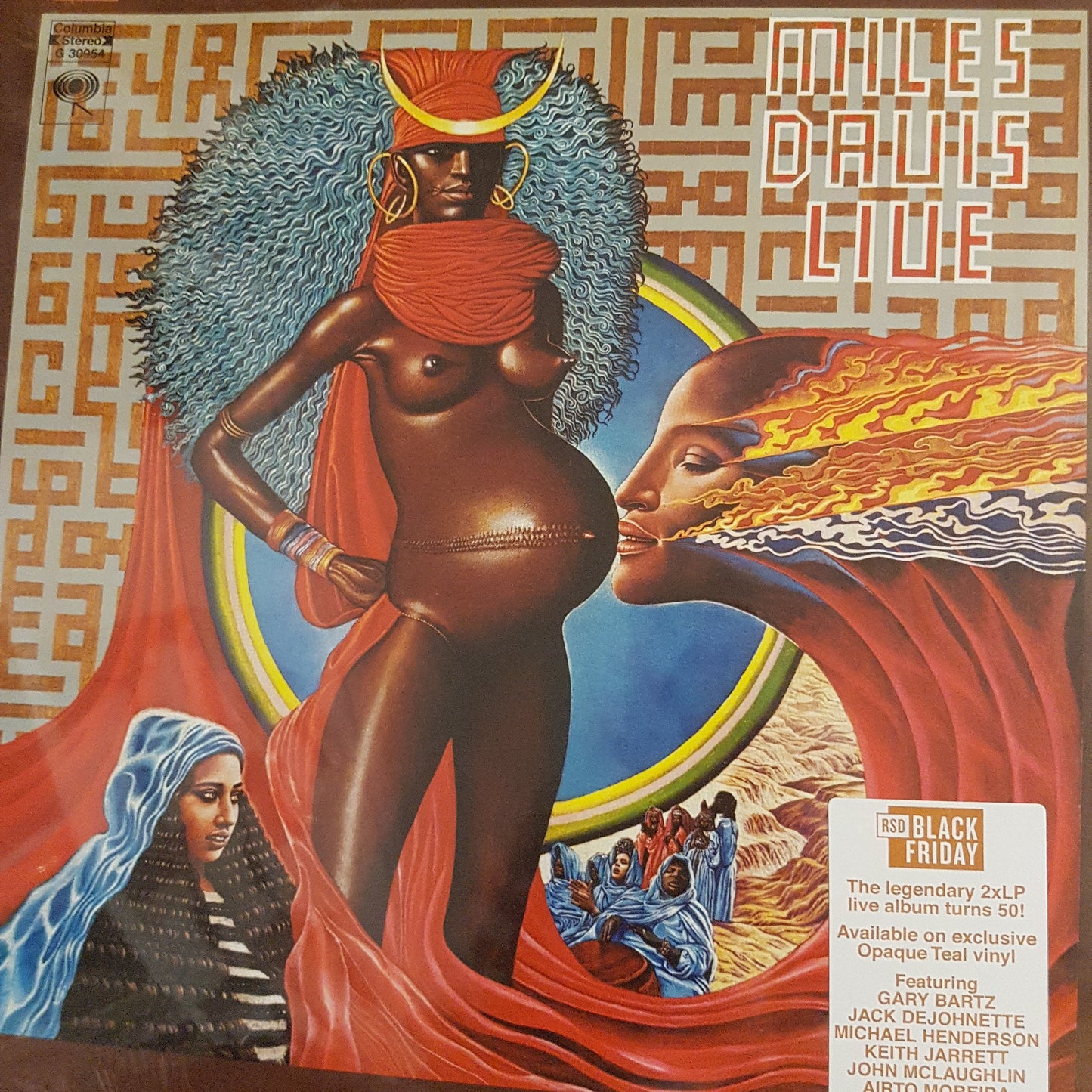 MILES DAVIS - LIVE (OPAQUE TEAL COLOURED) (2LP) (BLACK FRIDAY 2021) VINYL