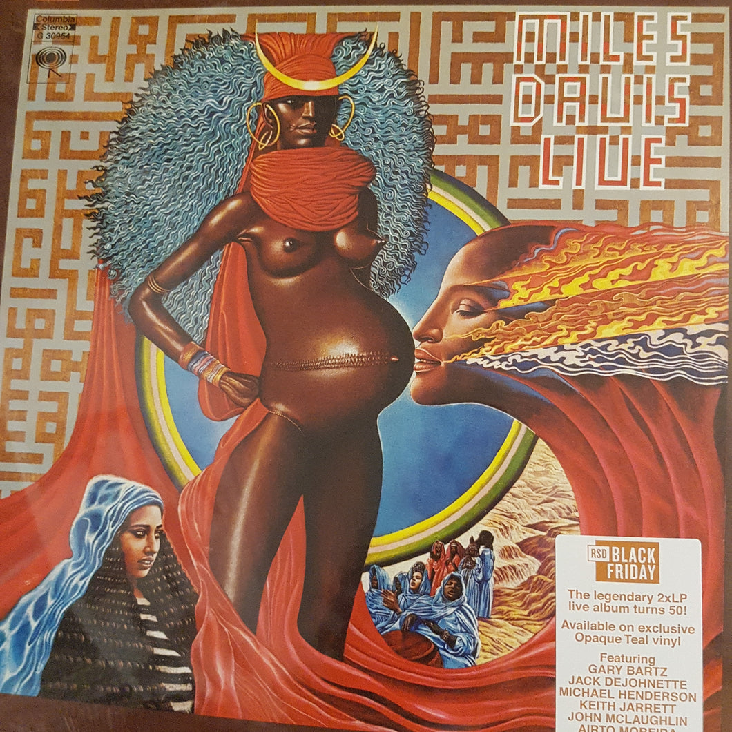 MILES DAVIS - LIVE (OPAQUE TEAL COLOURED) (2LP) (BLACK FRIDAY 2021) VINYL