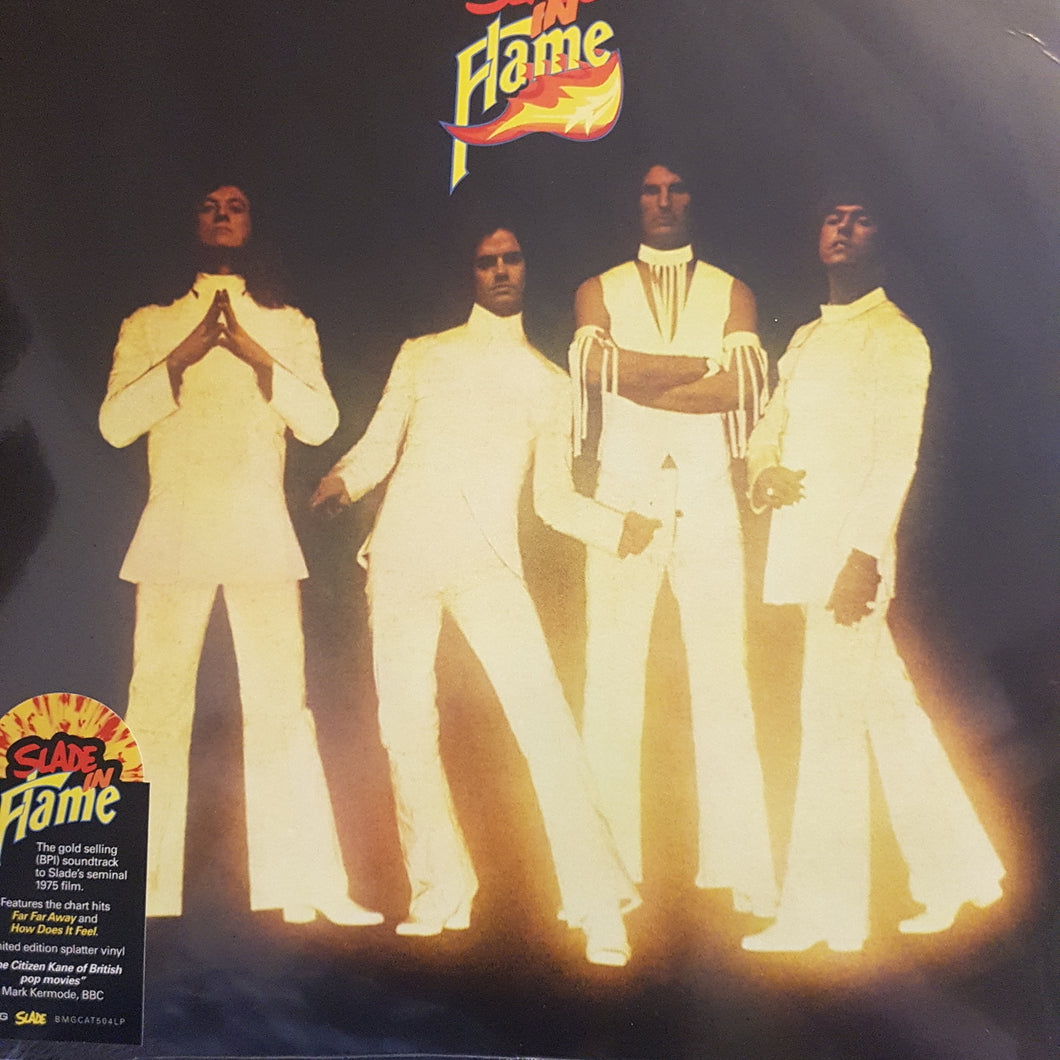 SLADE - FLAME O.S.T (RED AND YELLOW SPLATTERED) VINYL