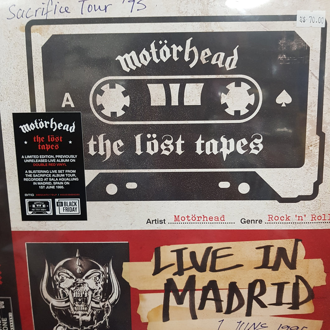 MOTORHEAD - THE LOST TAPES (RED COLOURED) (2LP) (BLACK FRIDAY 2021) VINYL