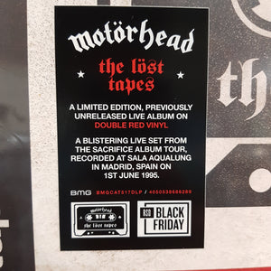 MOTORHEAD - THE LOST TAPES (RED COLOURED) (2LP) (BLACK FRIDAY 2021) VINYL