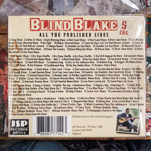 BLIND BLAKE- ALL THE PUBLISHED SIDES (USED 5CD BOX SET) CD