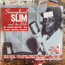 Load image into Gallery viewer, SUNNYLAND SLIM AND HIS PALS - THE CLASSIC SIDES 1947 - 1953 (USED 4CD BOX SET) CD

