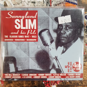 SUNNYLAND SLIM AND HIS PALS - THE CLASSIC SIDES 1947 - 1953 (USED 4CD BOX SET) CD