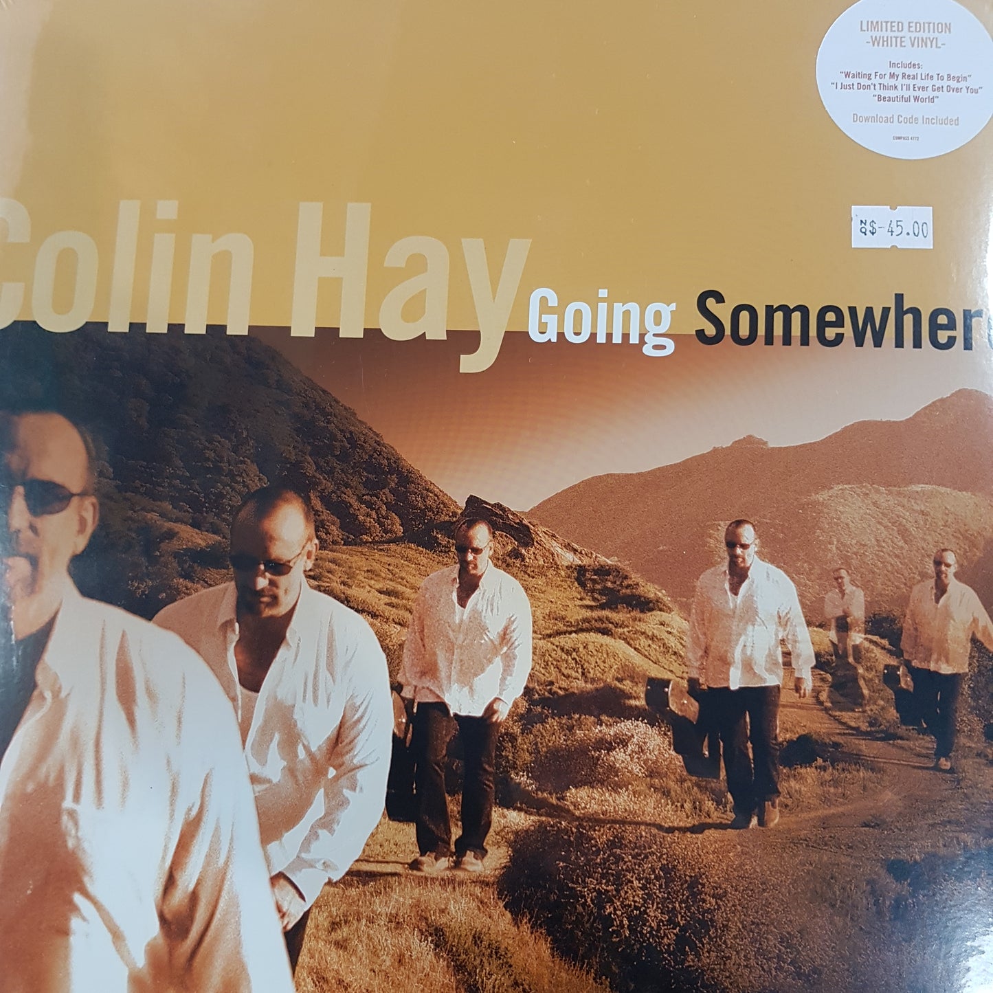 COLIN HAY - GOING SOMEWHERE (WHITE COLOURED) VINYL