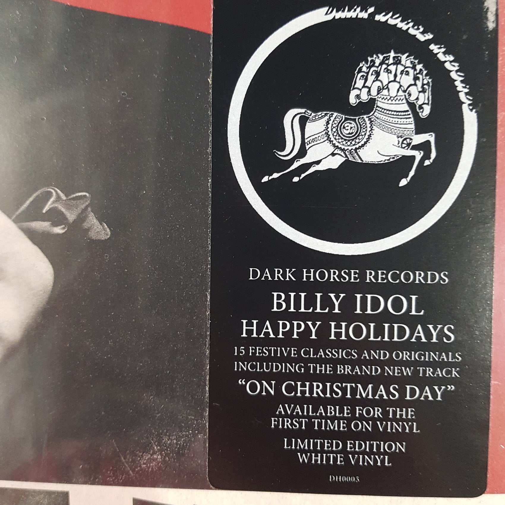 BILLY IDOL - HAPPY HOLIDAYS (WHITE COLOURED) VINYL