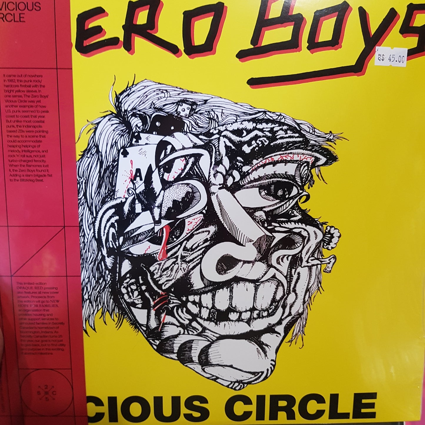 ZERO BOYS - VICIOUS CIRCLE VINYL