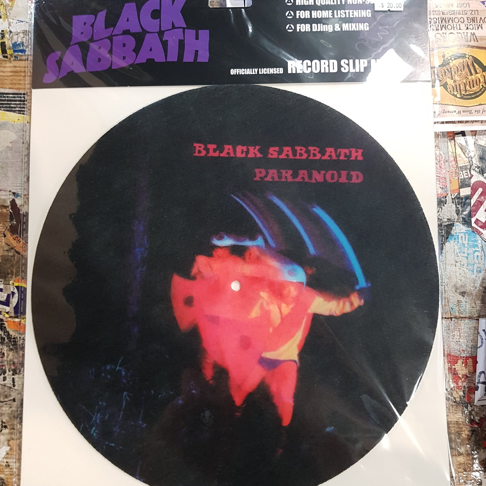 BLACK SABBATH - PARANOID SLIPMAT