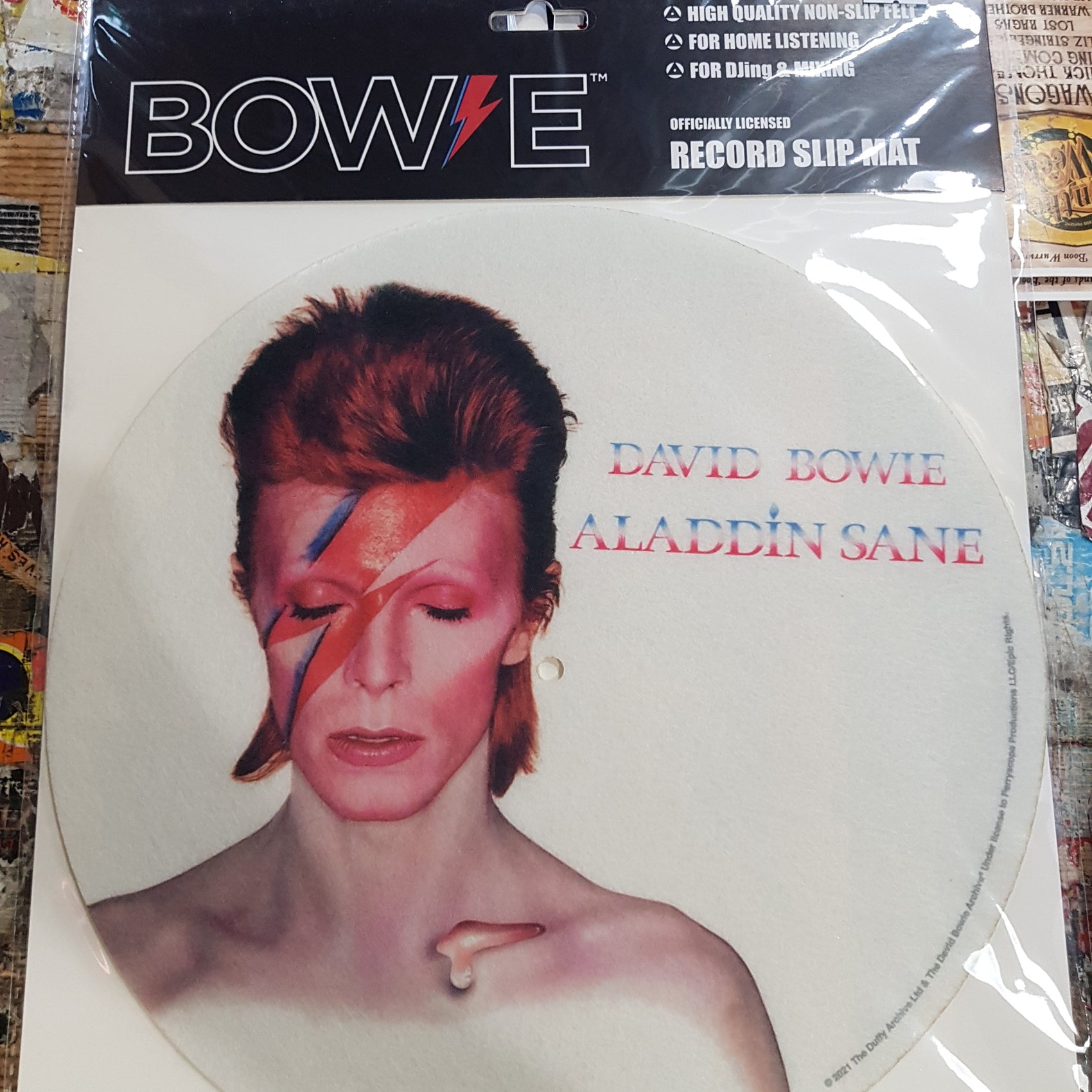 DAVID BOWIE - ALADDIN SANE SLIPMAT