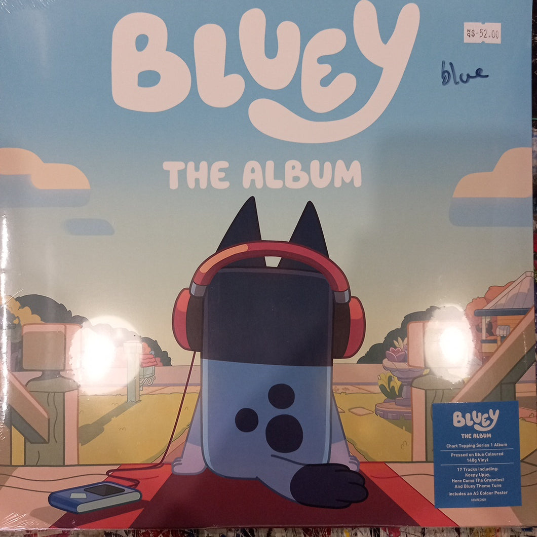 BLUEY - THE ALBUM (BLUE COLOURED) (USED VINYL 2021 UK M-/M-)