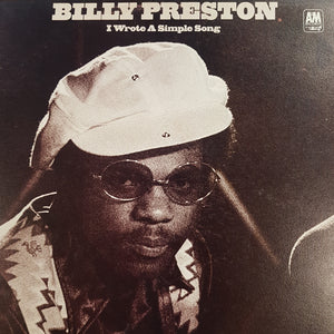 BILLY PRESTON - I WROTE A SIMPLE SONG (USED VINYL 1971 AUS EX/EX)