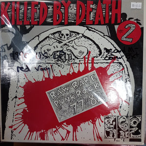 VARIOUS - KILLED BY DEATH #2 (USED *RED* VINYL 1990 U.S. M- EX+)