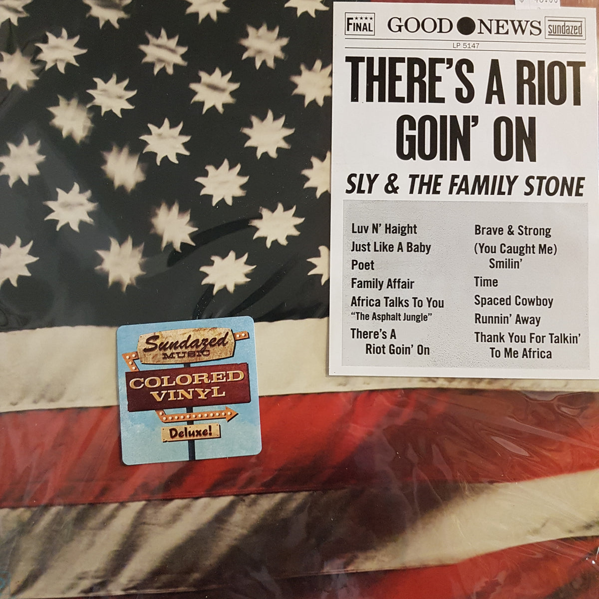 SLY & THE FAMILY STONE - THERE'S A RIOT GOIN' ON (COLOURED) VINYL