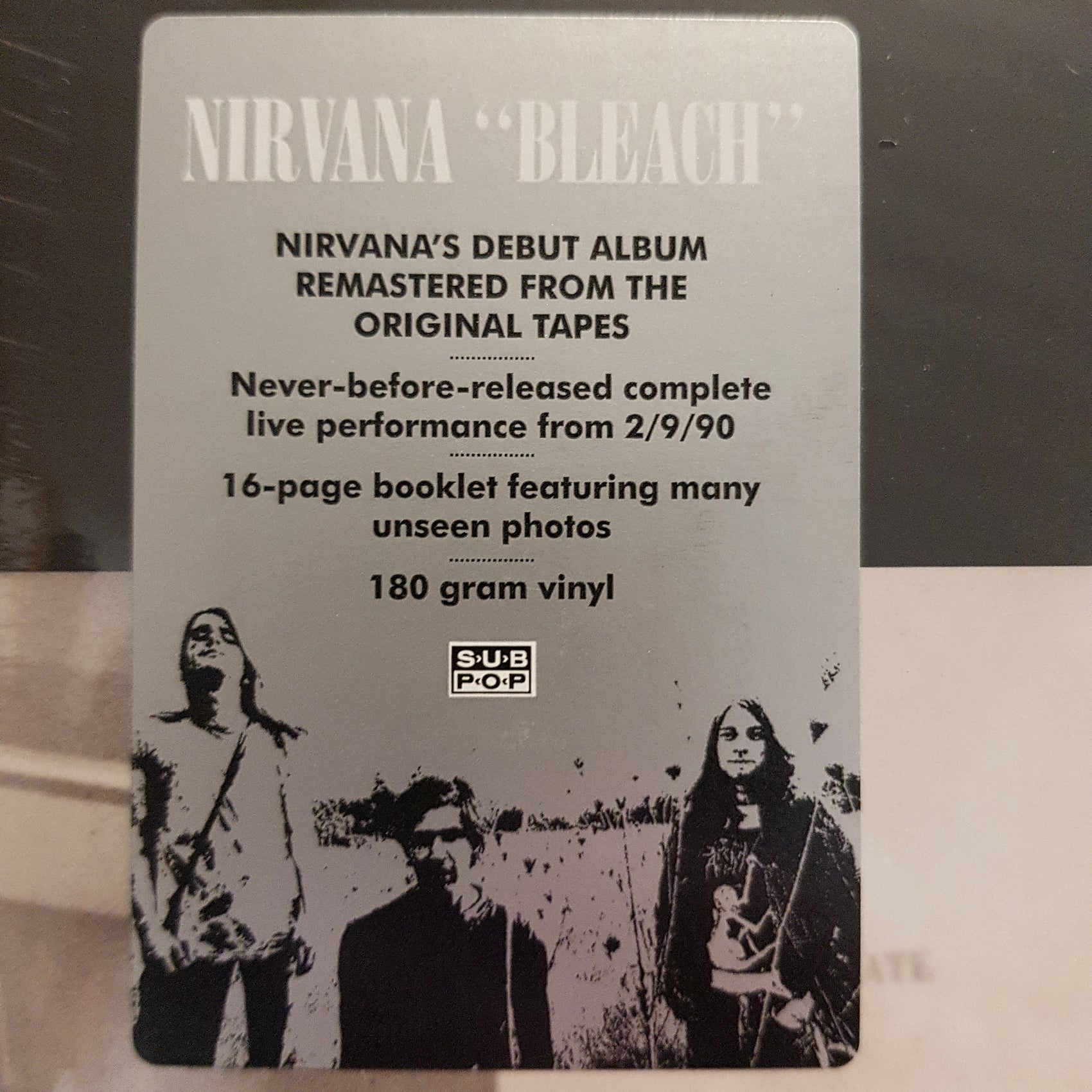 NIRVANA - BLEACH (2LP) VINYL
