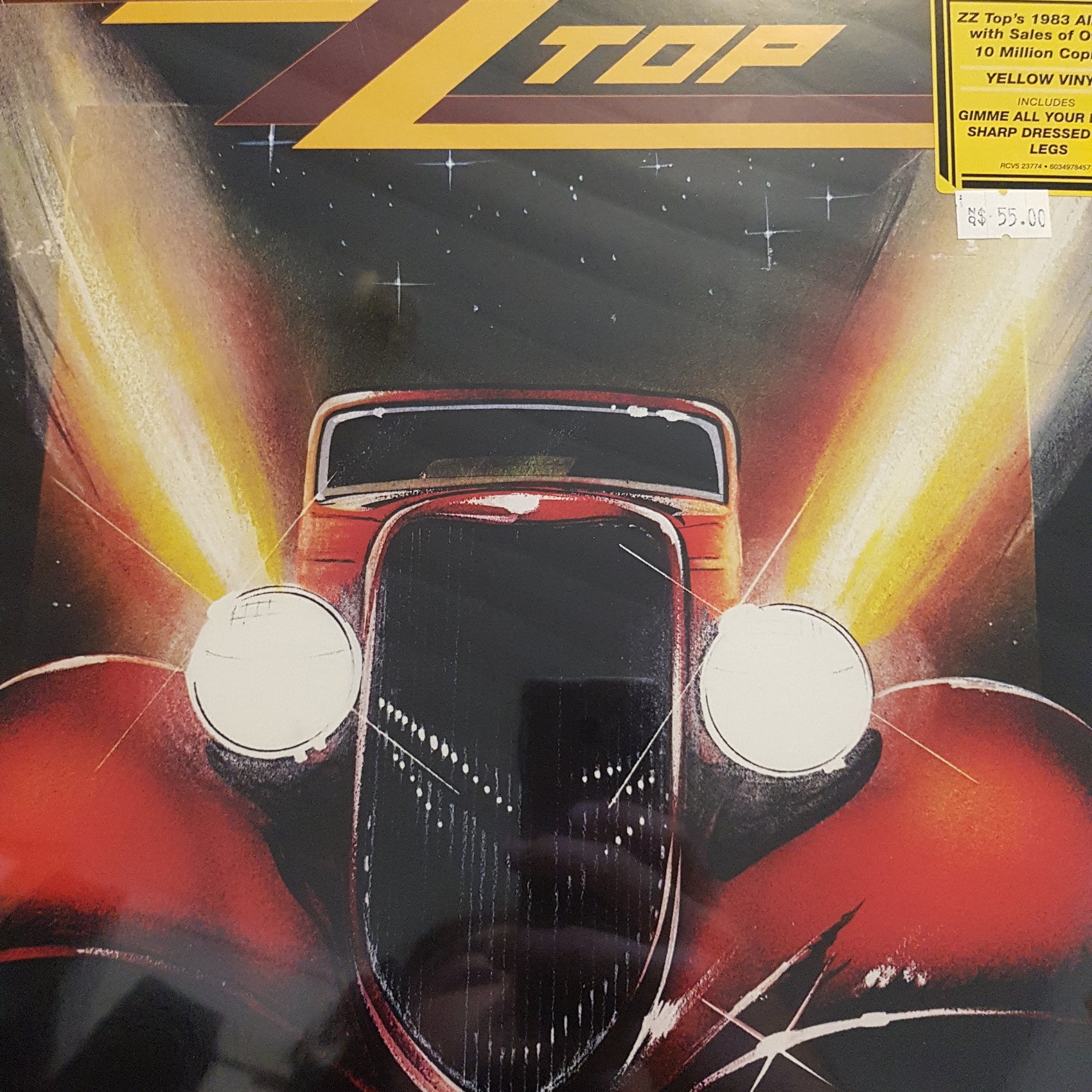 ZZ TOP - ELIMINATOR (RED COLOURED) VINYL
