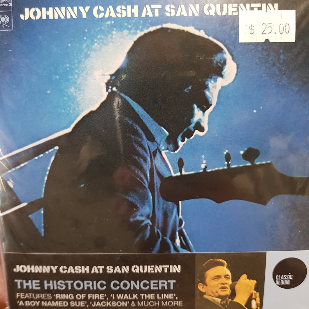 JOHNNY CASH - LIVE ATSAN QUENTIN CD