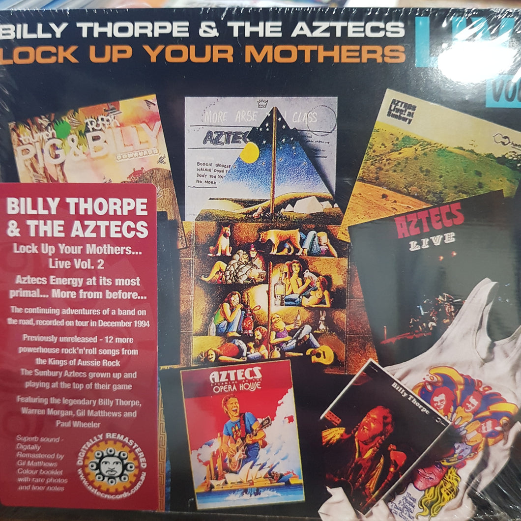 BILLY THORPE AND THE AZTECS - LIVE ‎VOL 2 CD
