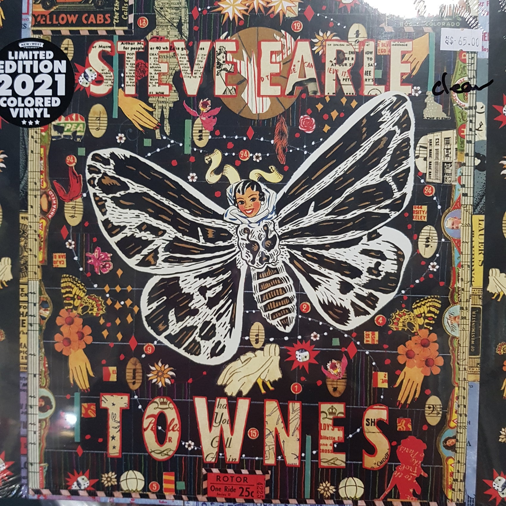 STEVE EARLE - TOWNES (2021 COLOURED) VINYL