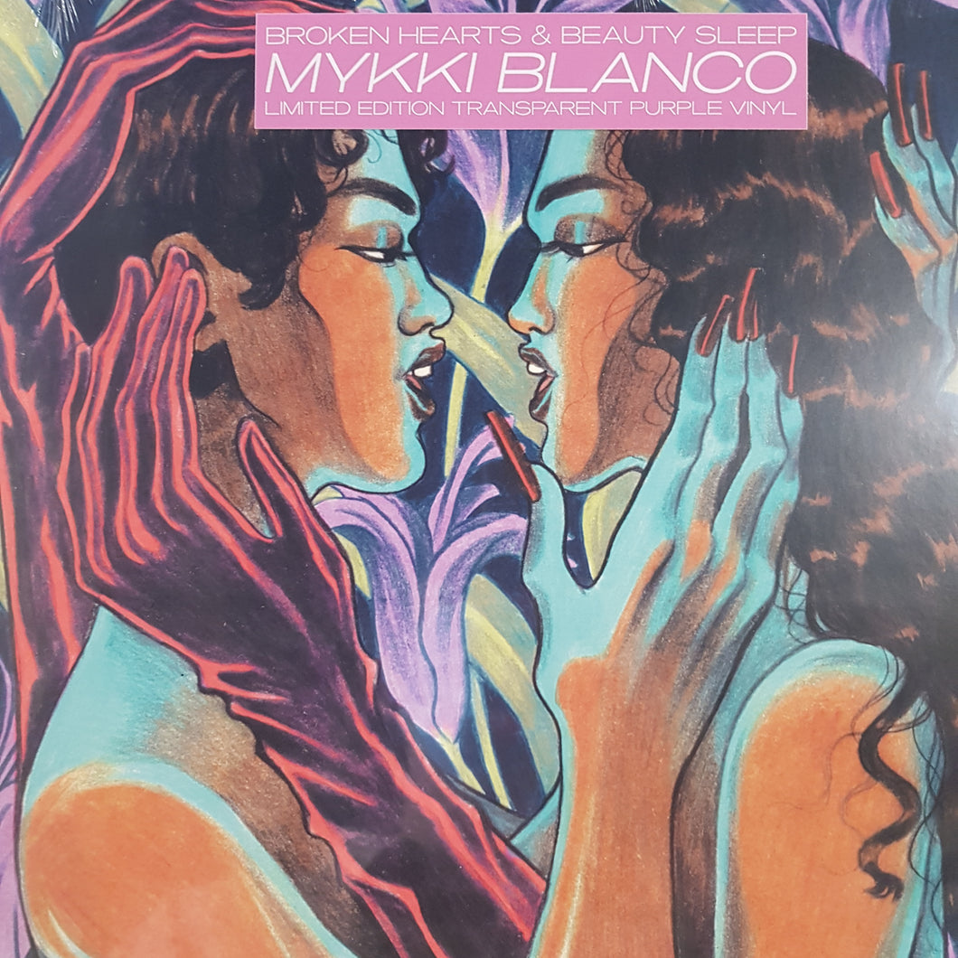 MYKKI BLANCO - BROKEN HEARTS AND BEAUTY SLEEP (TRANSPARENT PURPLE COLOURED) VINYL