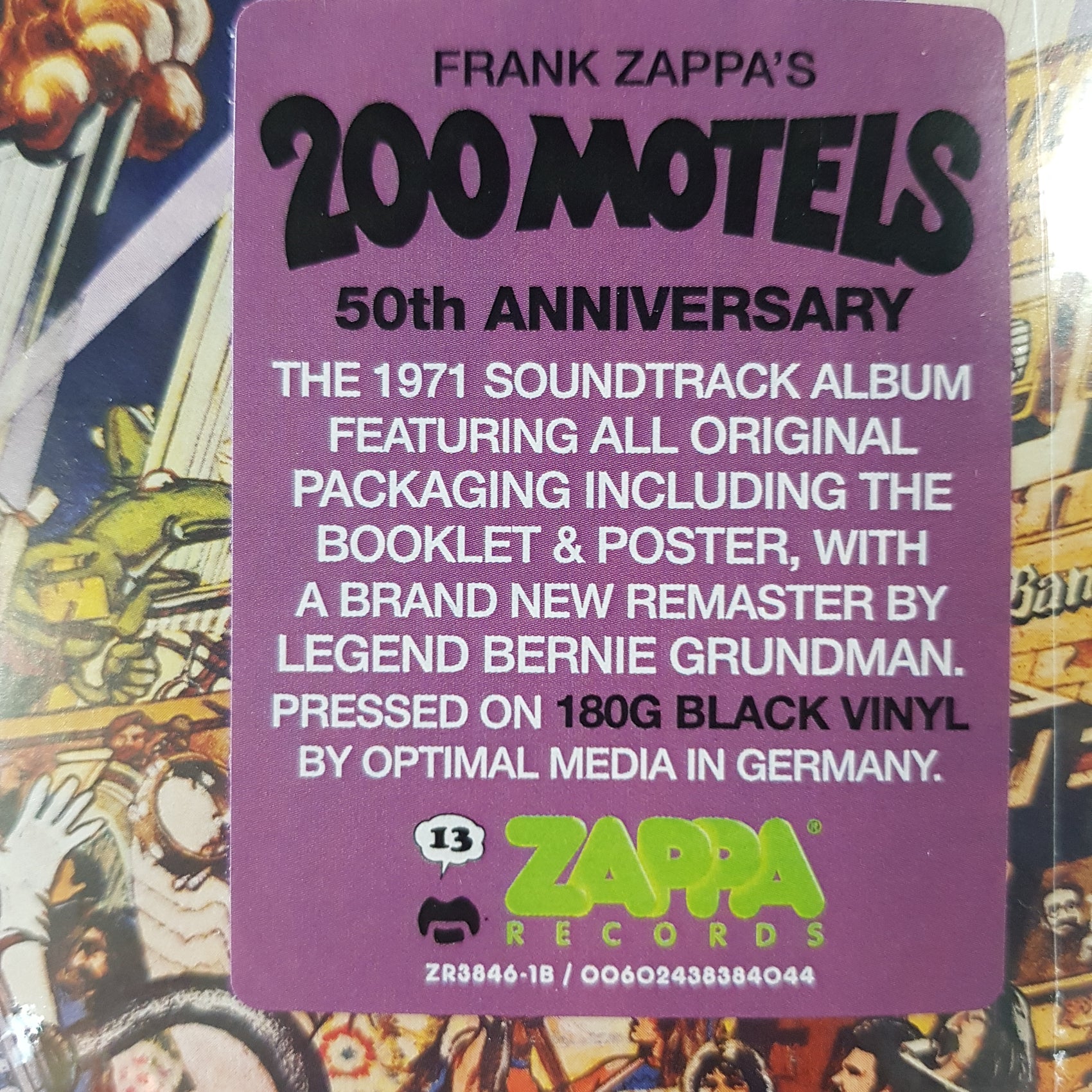 FRANK ZAPPA - 200 MOTELS (50TH ANNIVERSARY) (2LP) VINYL