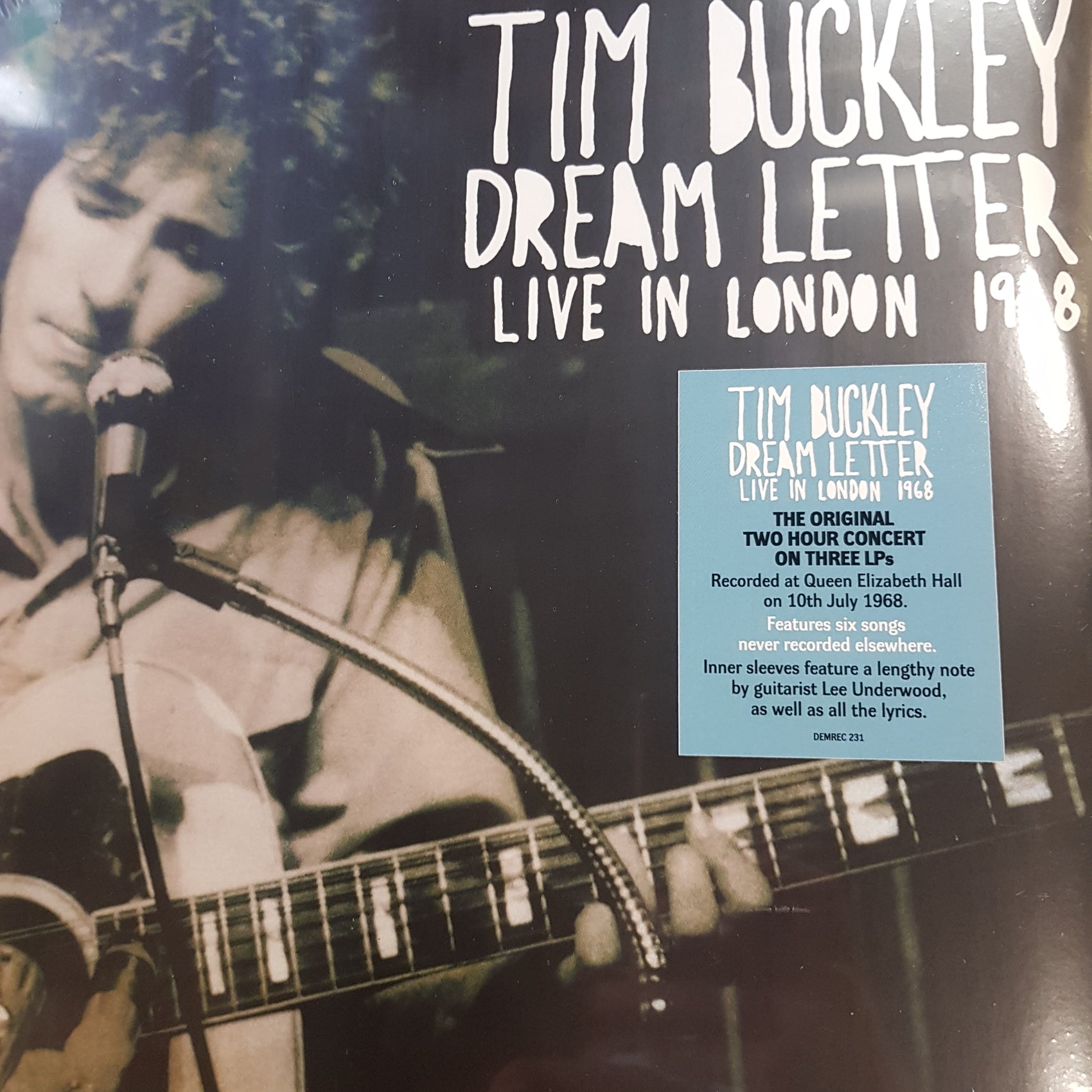 TIM BUCKLEY - DREAM LETTER- LIVE IN LONDON 1968 (3LP) VINYL