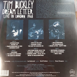 TIM BUCKLEY - DREAM LETTER- LIVE IN LONDON 1968 (3LP) VINYL