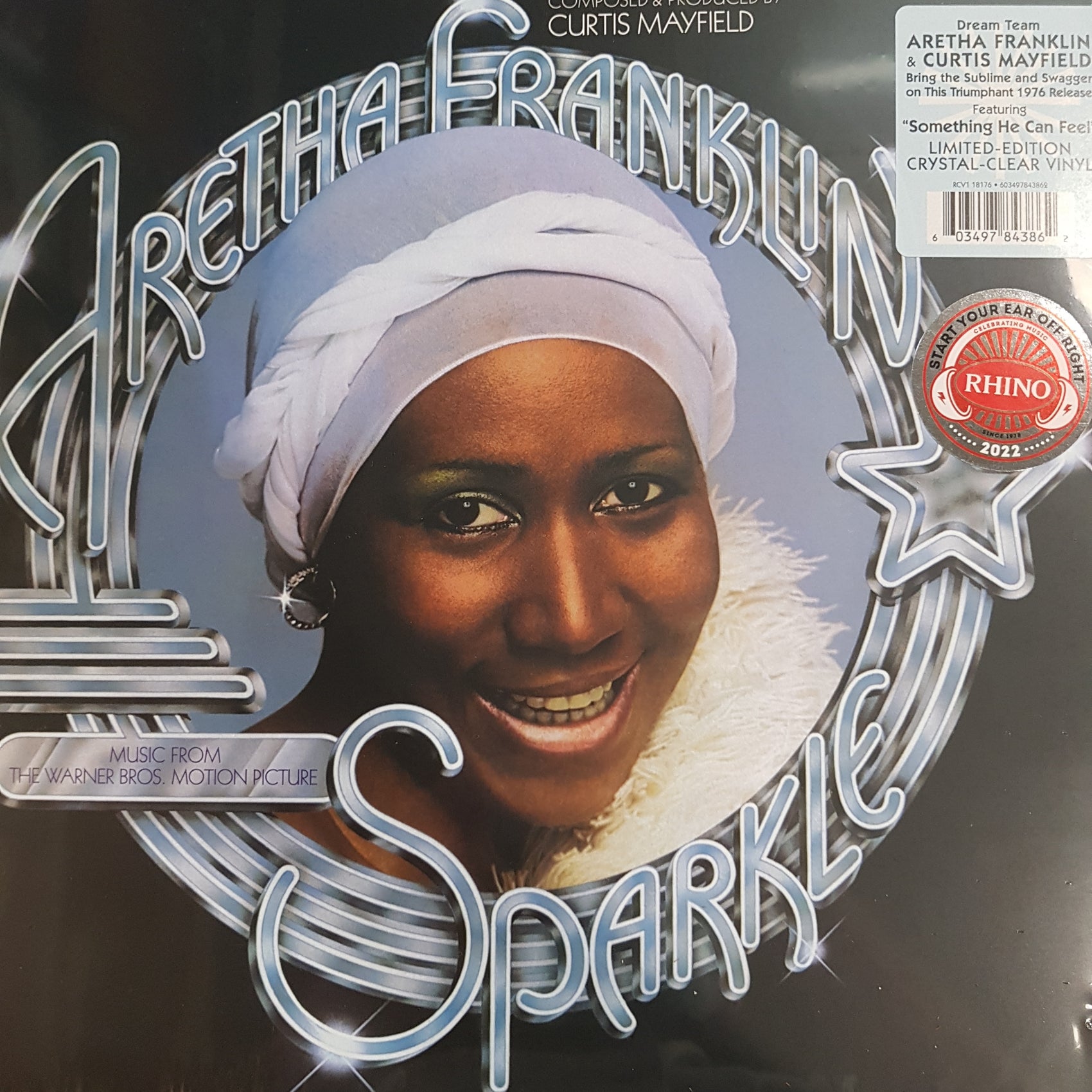 ARETHA FRANKLIN - SPARKLE (CLEAR COLOURED) VINYL