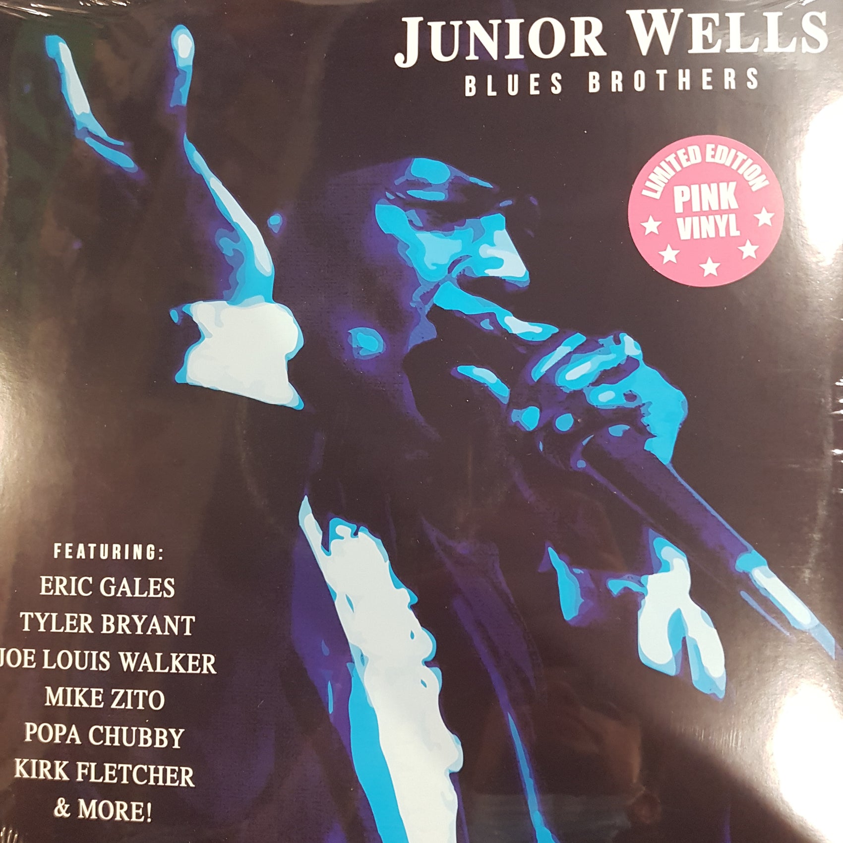 JUNIOR WELLS - BLUES BROTHERS (PINK COLOURED) VINYL