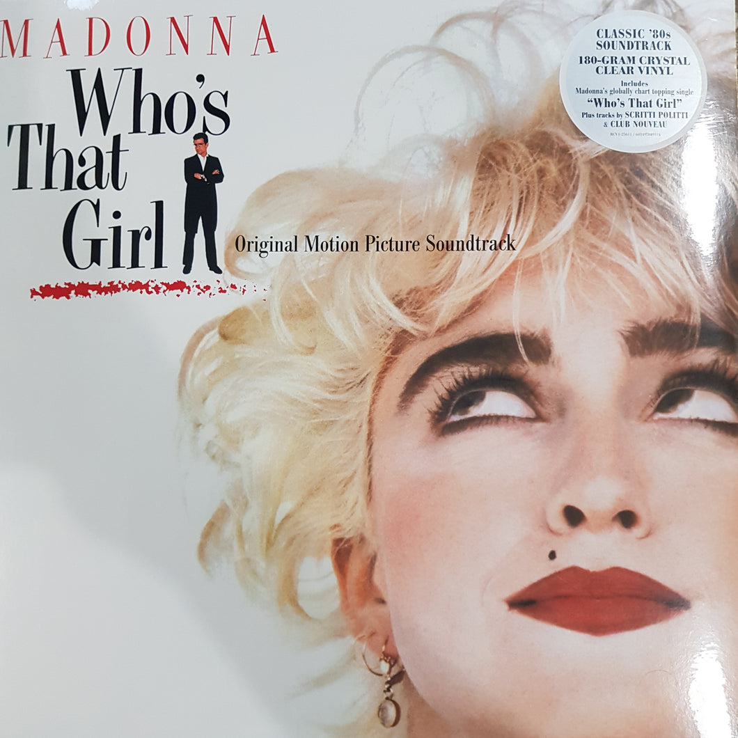 MADONNA - WHO'S THAT GIRL O.S.T (CLEAR COLOURED) VINYL